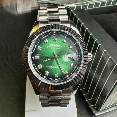 Rolex green date dial