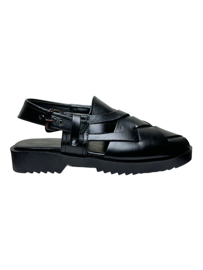 Cross black peshawari sandal