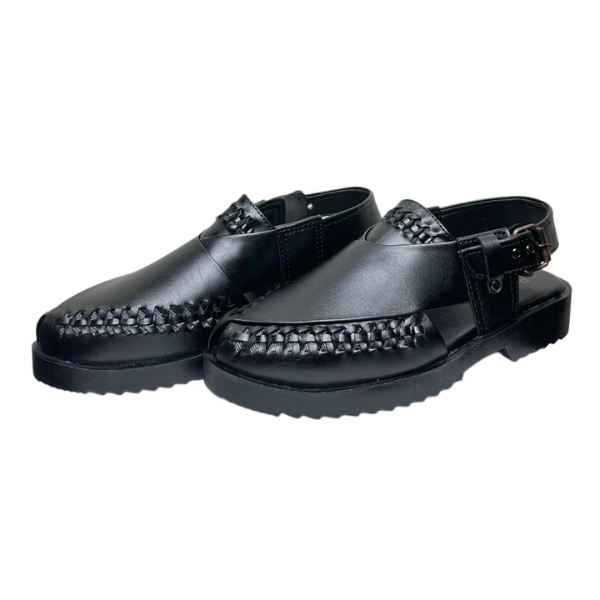 Iron Black peshawari sandal